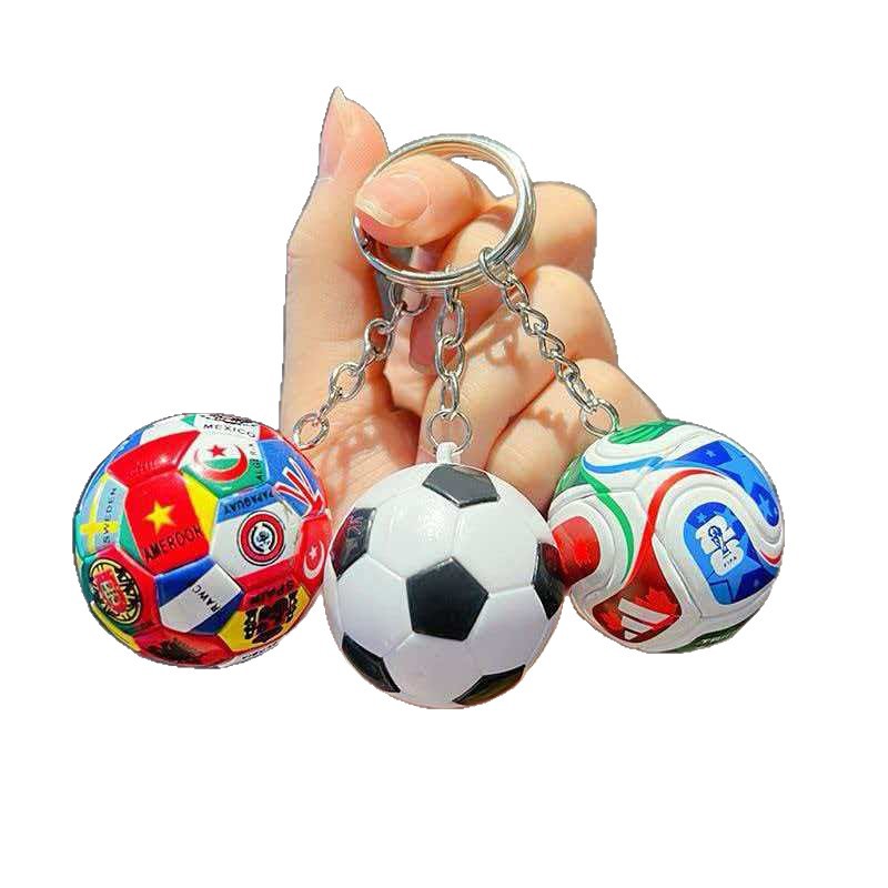 2026 World Cup Soccer Keychain, Simulated Football Pendant, Fans Commemorative Small Gift