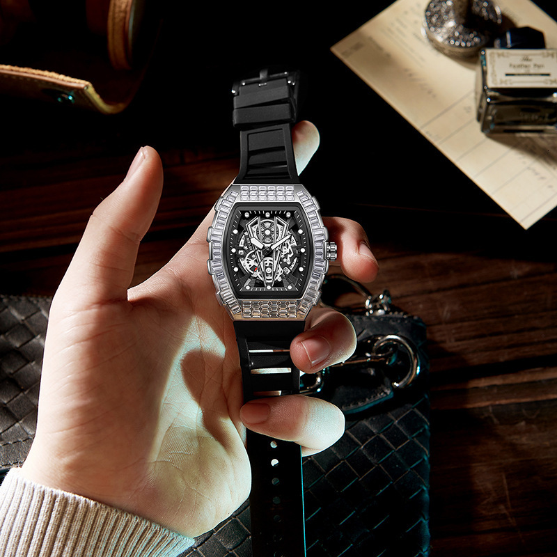 Watches Men Designer Sporty Horloge Fashion Luxury Wristwatch Moissanite Casual Shock Sports Reloj Hombre Homme Montre De Luxe