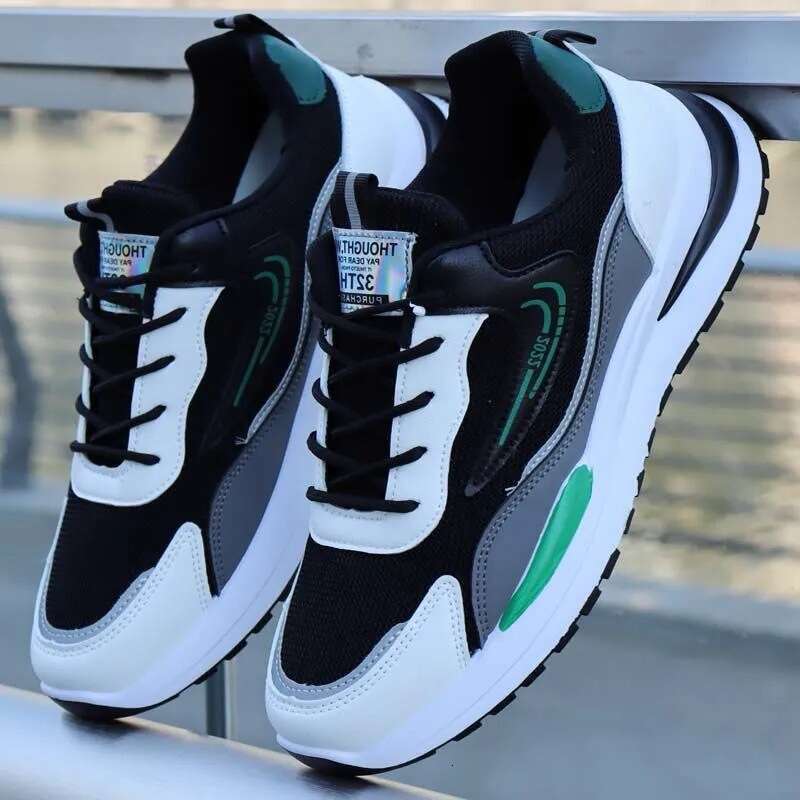 Men's fashionable trendy sneakers, Korean style running shoes, direct sales from the manufacturer, supports drop shipping, casual shoes