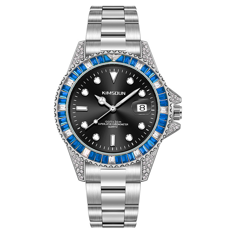 Watches Men Designer Retro Moissanite Wristwatch Diamond Formal Occasions Swimming Reloj Hombre Homme Montre De Luxe