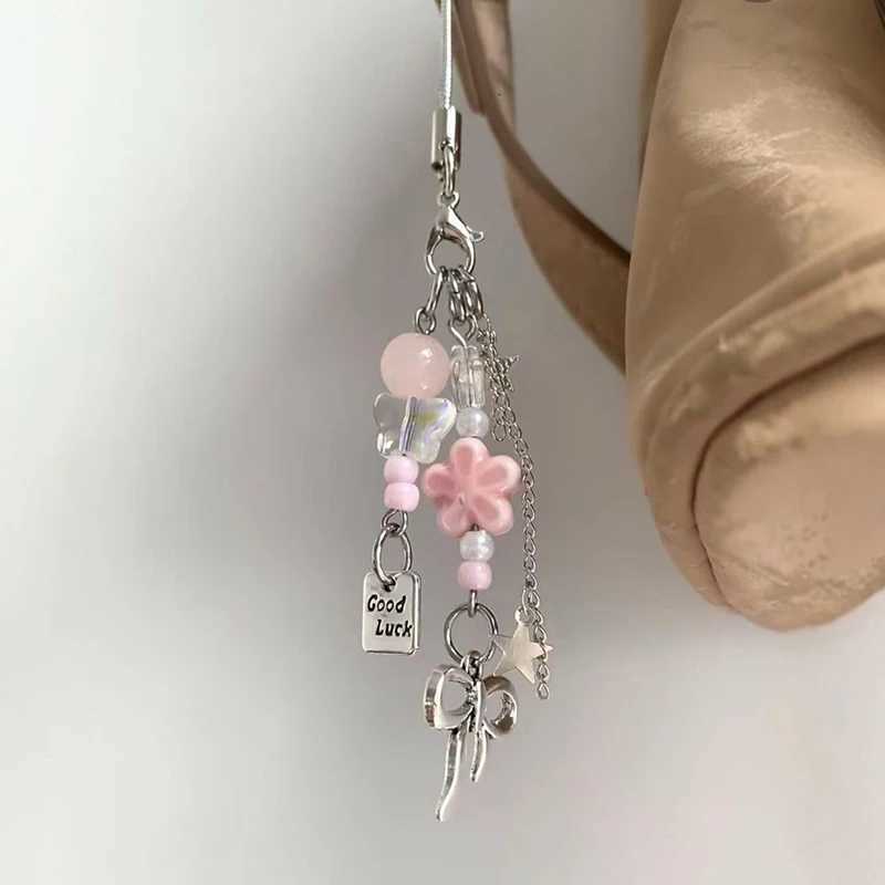 Y2K Delicate Bow Star Heart Keychain Bag Charm Creative Ins Camera Phone Lanyard Bag Decoration Kpop Accessories Gift Z260330