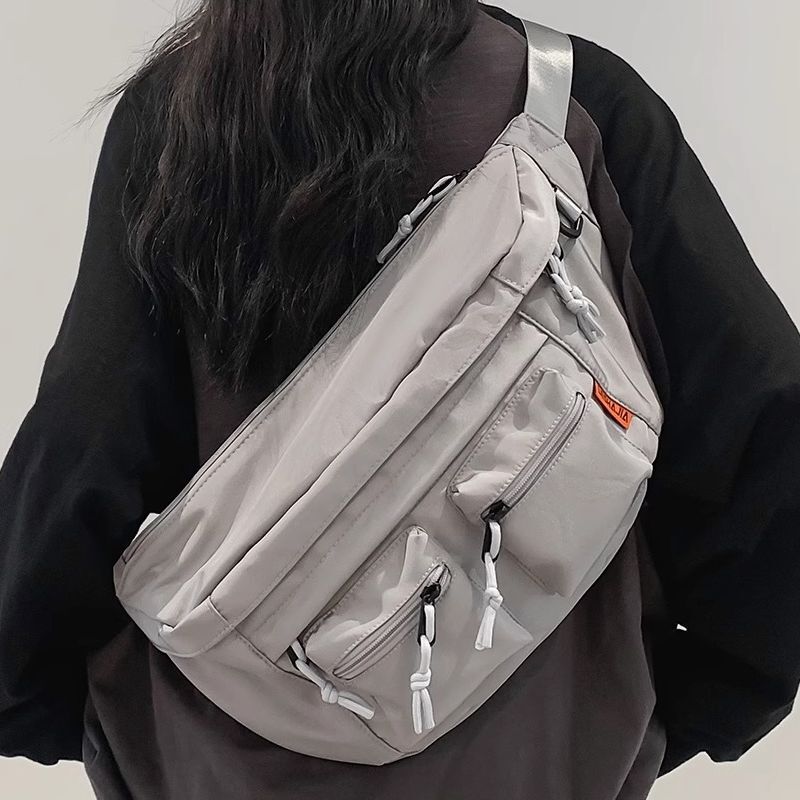 Trendy Brand Workwear Chest Men 2025 New Large Capacity Functional Sports Cycling Crossbody for Women Casual Single Shoulder Bag