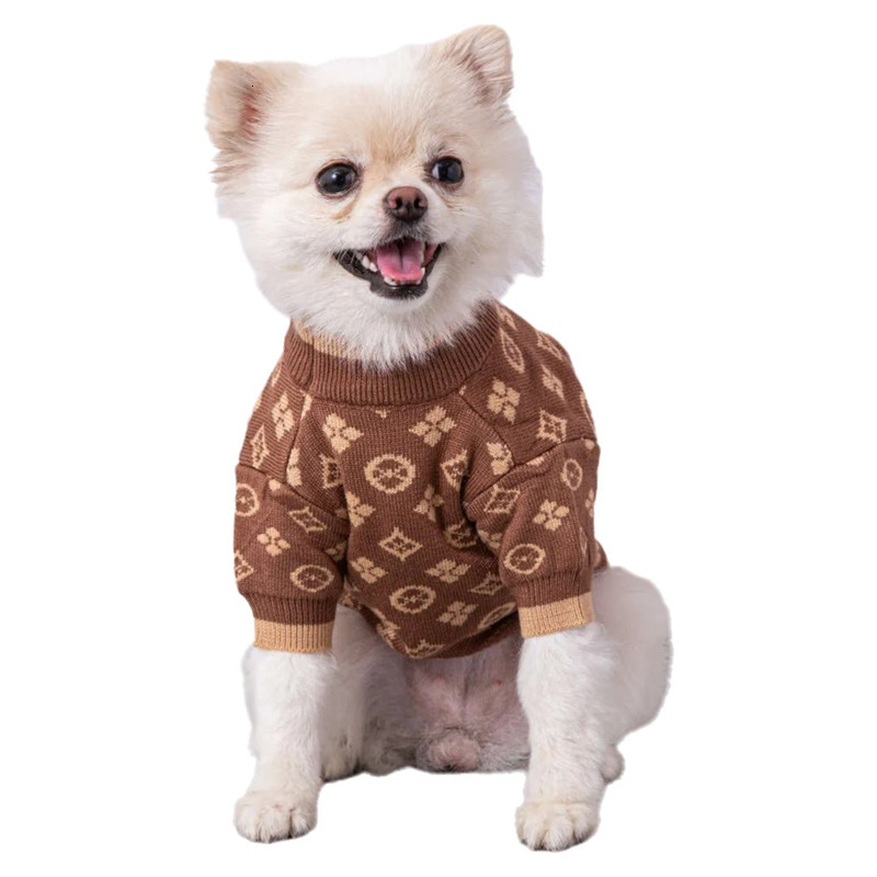 Autumn Winter Dog Sweater Fashion Trend Pet Apparel for Schnauzer and Small Medium Dogs