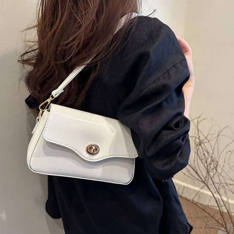 Korean Black Small Square For Women Crossbody Bag Retro Fashion Handbag Adjustable Shoulder Strap XIU LAI SI