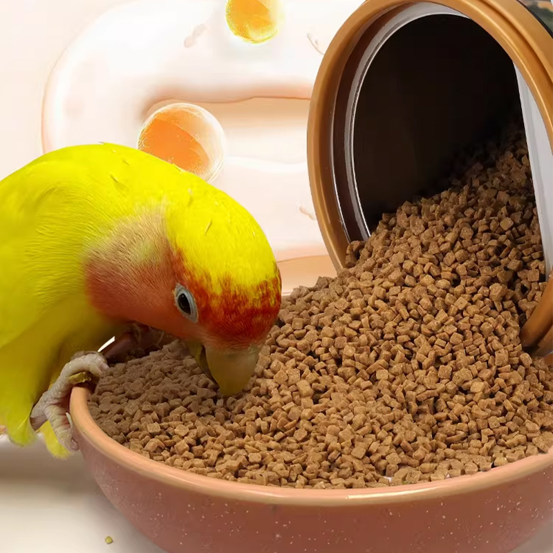 Little Sun Monk Cockatiel Weight Gain Feed for Medium and Large Parrots High-Energy Nutritional Nourishing Pellets Bird Food 3mm