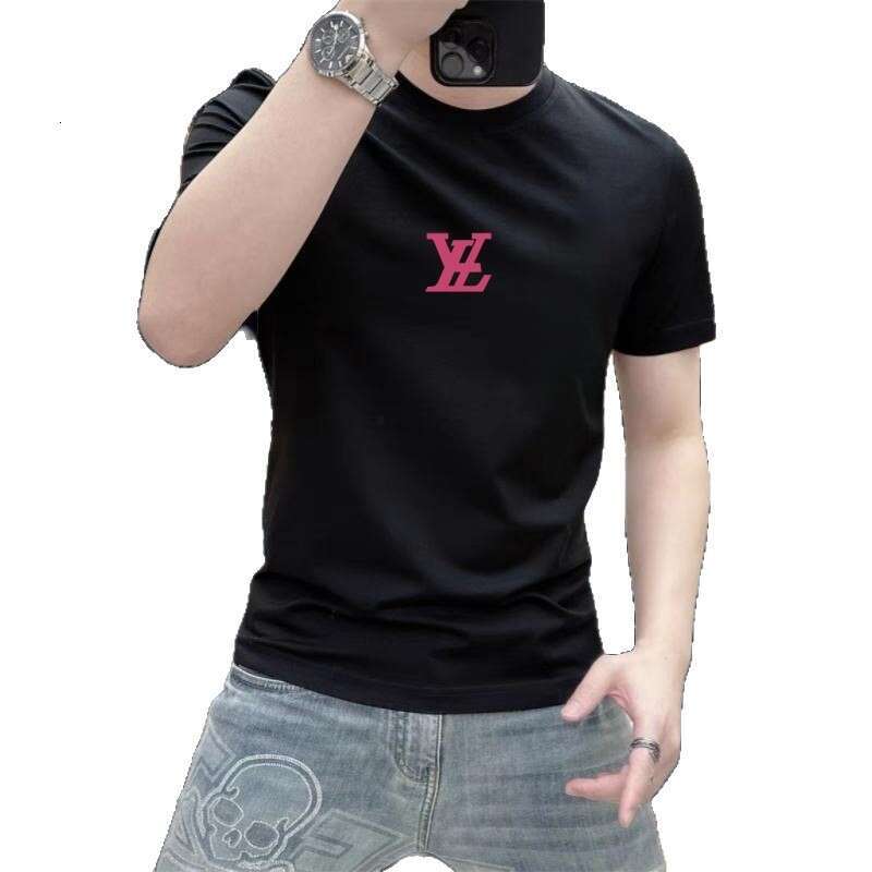 2026 New Summer Old-Dengjia Trendy Brand Loose Casual Fashion Short-Sleeve T-Shirt High-Quality Men's Clothing