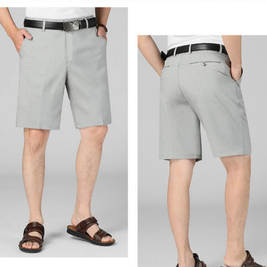 Men Golf Shorts Thin Straight-leg Five-pants Solid Refreshing Breathable Trousers Comfortable Casual Sportswear Summer 260327