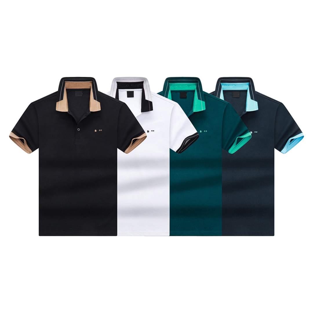 Bosshugo men shirt Polo Designer Tshirts Bosse polos Casual lapel Cotton Tees Summer Casual Business Golf Tees USA Streetwear Luxury Trendy Short Sleeve Clothes