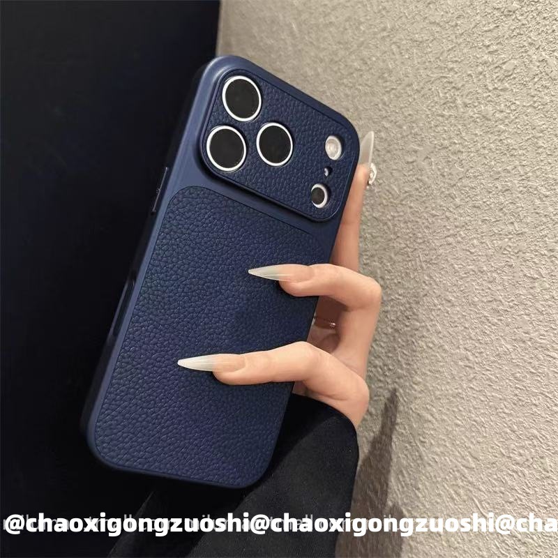 Premium Litchi Texture Shockproof Phone Case For iPhone New Style For Men And Women