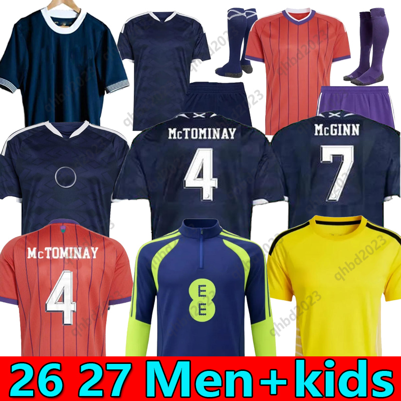 2026 SCoTlaNds ROBERTSON DYKES Soccer Jersey Football Shirt World Cup ScoTTisH 26 27 National Team tops Kids Kit McGREGOR 150th Anniversary Special ARMSTRONG 16-4XL