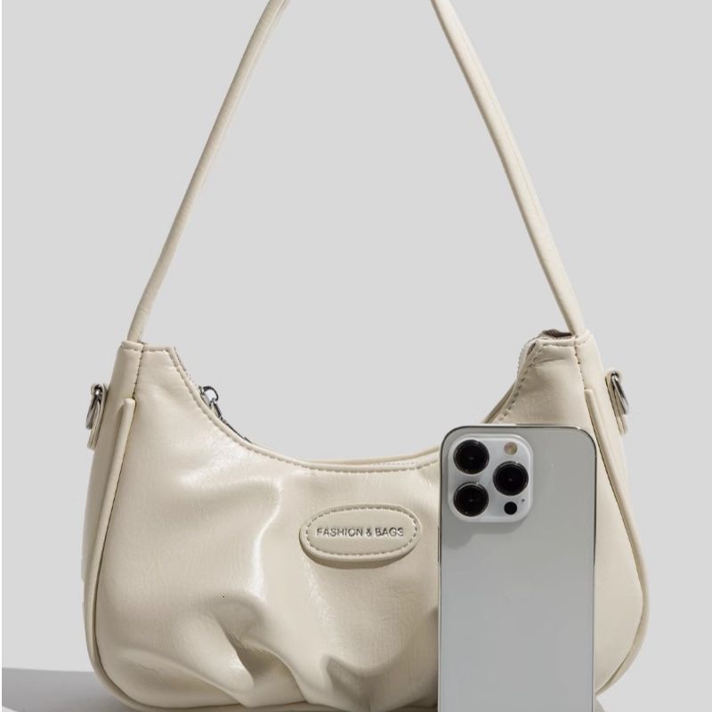 High-Quality Niche Design Summer Pleated 2025 New Versatile Single Shoulder Crossbody Bag for Women