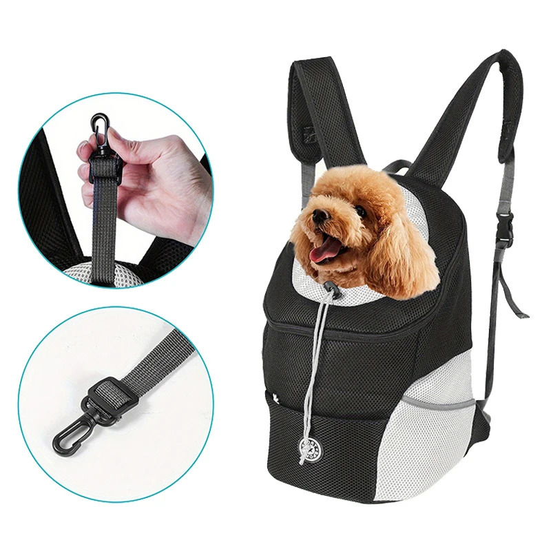 Double Shoulder Portable Outdoor Pet Bag For Dogs Travel Breathable Dog Bag Outdoor Dog Bag Pet Carrying Supplies 260316