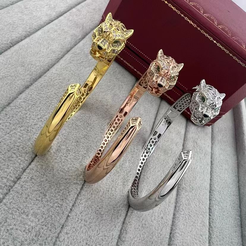 Bracelet Tiger Head Womens Bangle Bracelets Diamond Designer Top Jewelry Ladies Any Situation Classic Accessories with Box