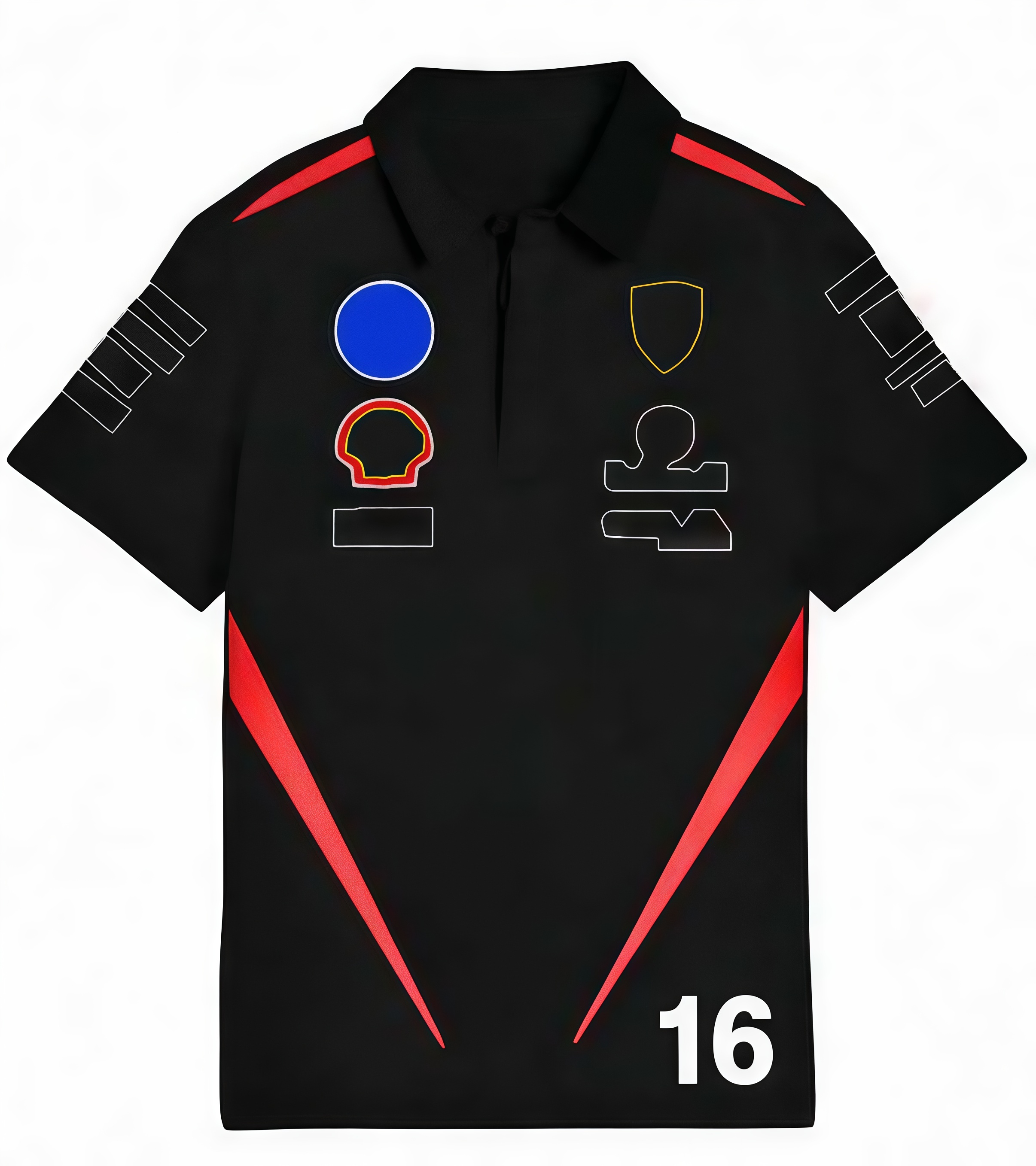 F12026 Stylish Male Casualwear - Emblazoned with Genuine Racing Brand Logo & Breathable Material