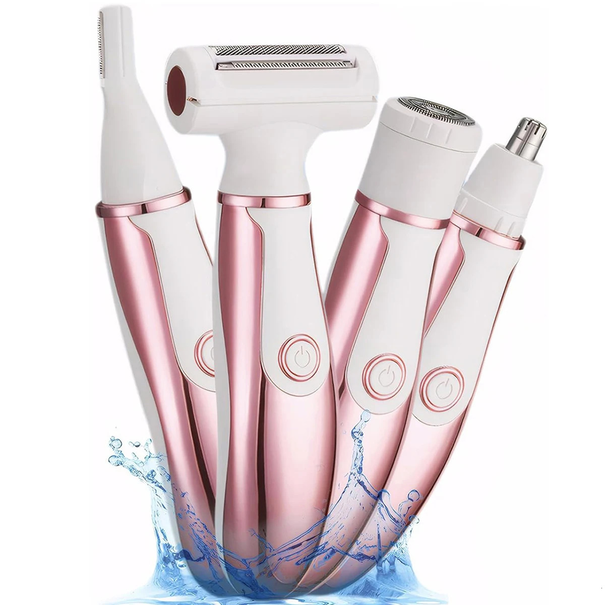 Electric Women Shaver Portable Lady Razor Rechargeable Trimmer Face Arm Body Leg Groin Hair Groomer 260317