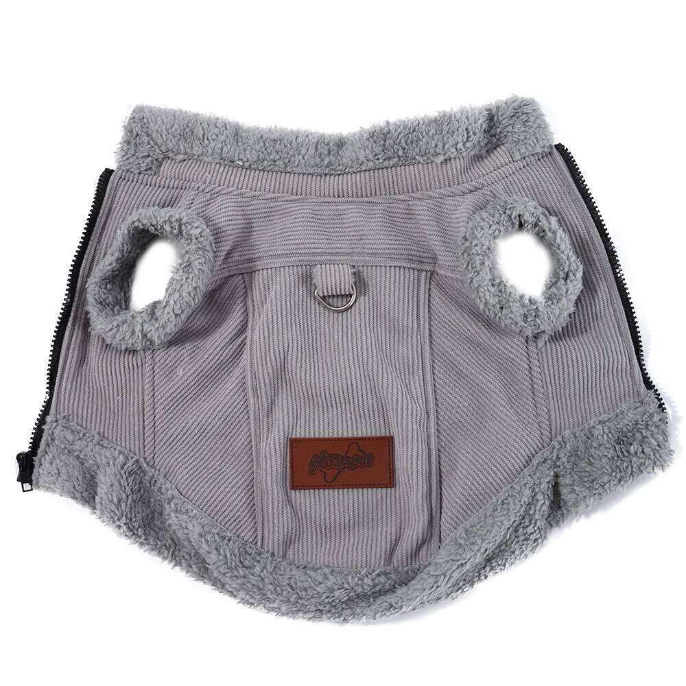 Windproof Pet Clothes Jacket Winter Puppy Vest Coat For Small Medium Dogs Cats Cozy Soft Cat Striped Costumes Schnauzer Clothing