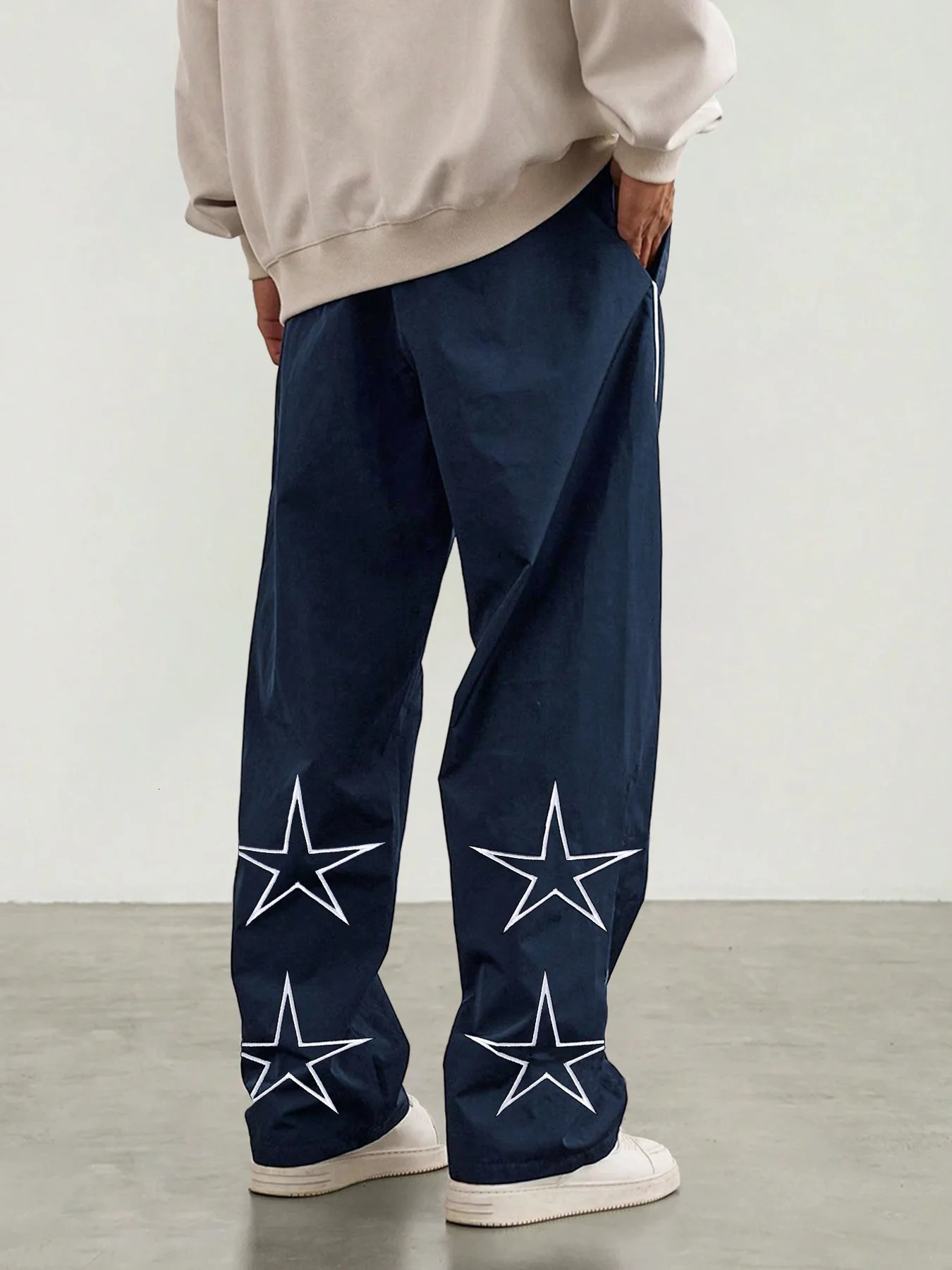 Paratrooper pants sports mens ice silk spring and summer straight work pants lace-up loose pants outdoor pants casual pants 260327