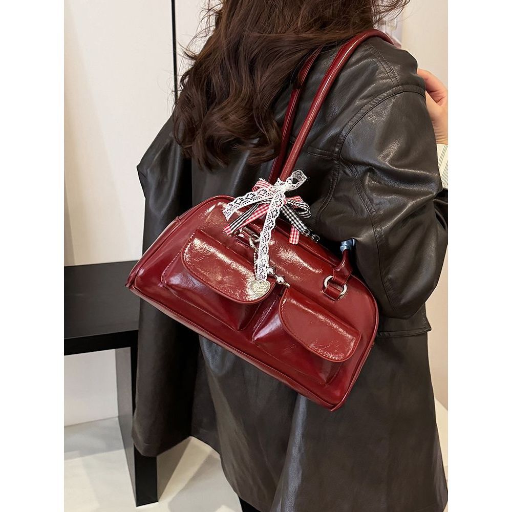 Maillard for Women 2025 Spring Summer Vintage Versatile Shoulder Large Capacity Commuter Bag