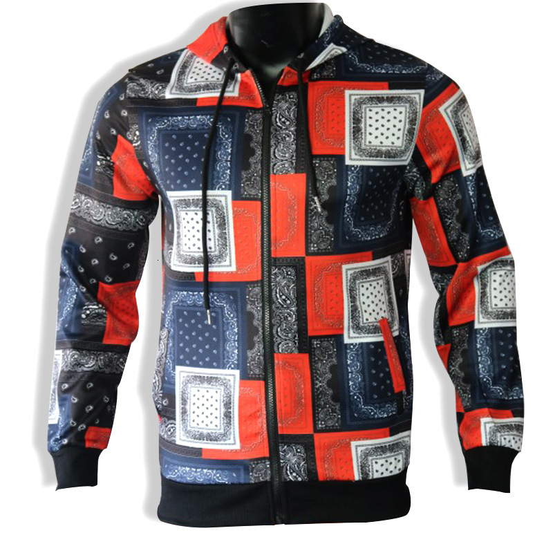 Men's sportswear autumn two-piece set: long-sleeved cashew pattern printed hoodie and pants, trendy quick-dry style