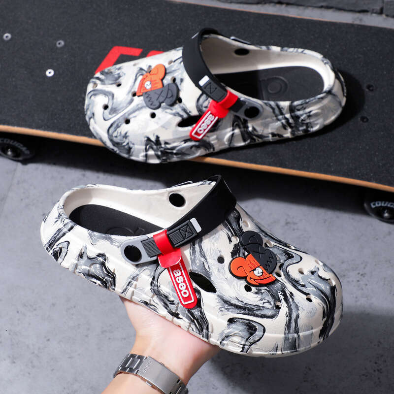 Free shipping EVA Clogs Summer 2026 New Non-Slip Odor-Resistant Beach Slippers Outdoor DIY Sports Sandals Men