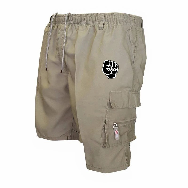 Summer Mens Cargo Shorts Bermuda Cotton High Quality Army Military Multi-pocket Casual Males Outdoor Short Pants 260330