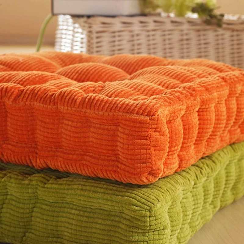 Inyahome Tufted Corduroy Thicken Floor Seat Cushion for Balcony Tatami Meditation Floor Round Square Cushion Living Room Indoor H260330 - view 3