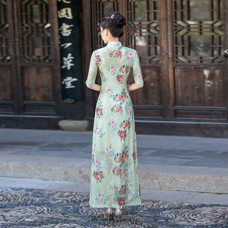 Elegant Summer Harajuku Cosplay Costumes Chinese Style Qipao Dress Women Clothes Cheongsam Vintage Fashion Clothing Party MAKOUFEI