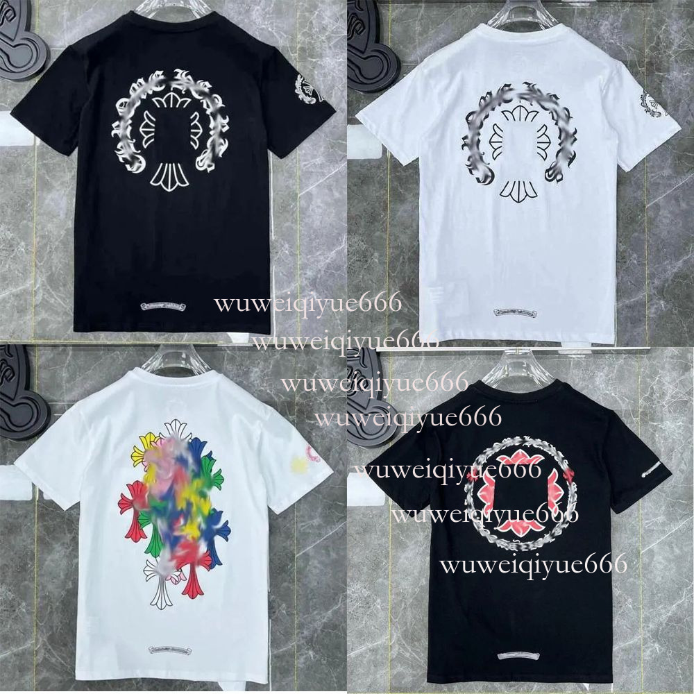 3A Chrome Shirt Designer T Shirt Graphic Tee Street Cotton Tshirts Tee Shirt Luxe Pure Cotton ch shirt Casual Womens Mens Tshirt Designer Tshirt 6666