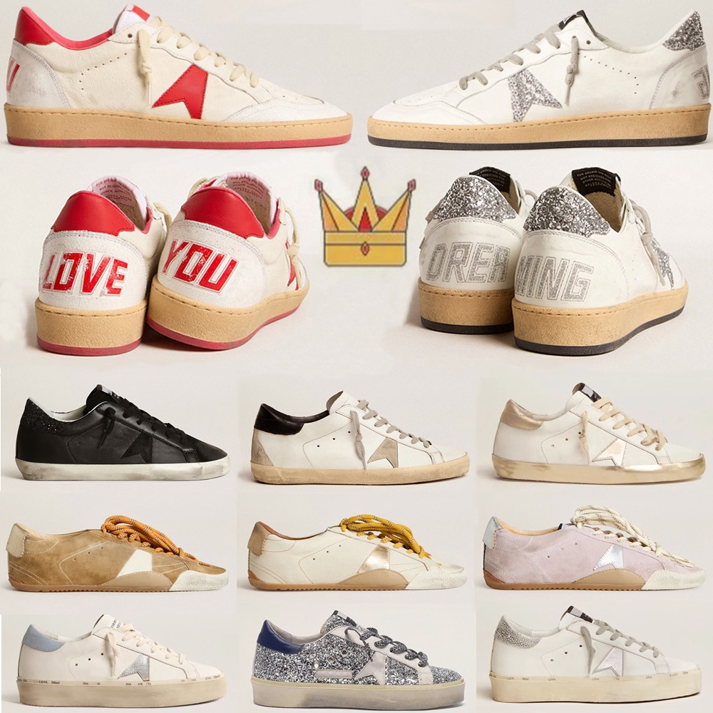 2026 Designer Loafers Brand Women Men luxury Sneaker Golden Star Shoes Women Dirty Shoes Ball Star Sneaker Do-old Style Old School Casual Star Trainers Size 35-47