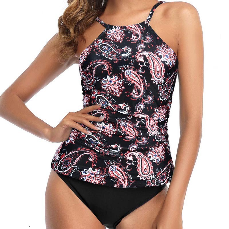 Free Shipping High Value 2026 New European and American Sexy Two-Piece High-Waisted Digital Print Bikini Swimsuit for Women - Hot Selling Item