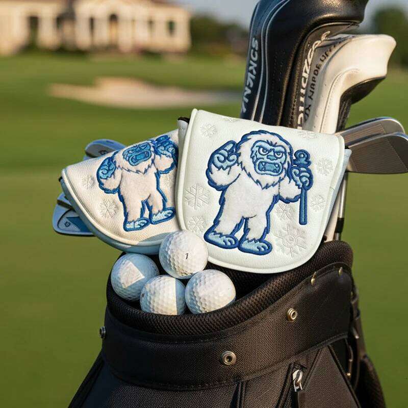 New DF3 Embroidered Snowman Half Round Push Golf Double Ear Rod Set 26Y0330
