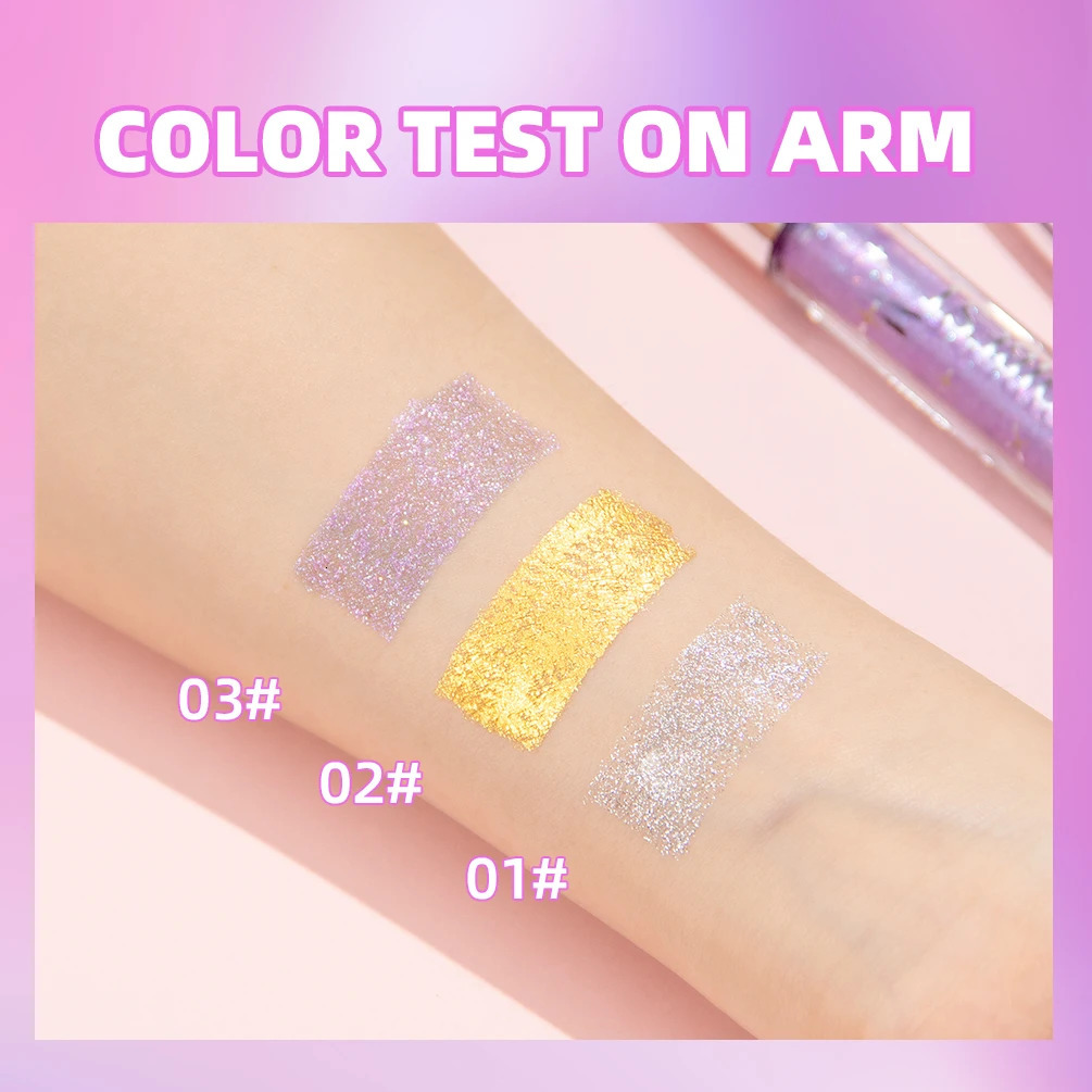 1 PC Diamond Mascara Shining Galaxy Sequins Sweat Proof Glitter Eyelashes Quick Dry Lasting Curling Thick Shimmer Makeup 260316