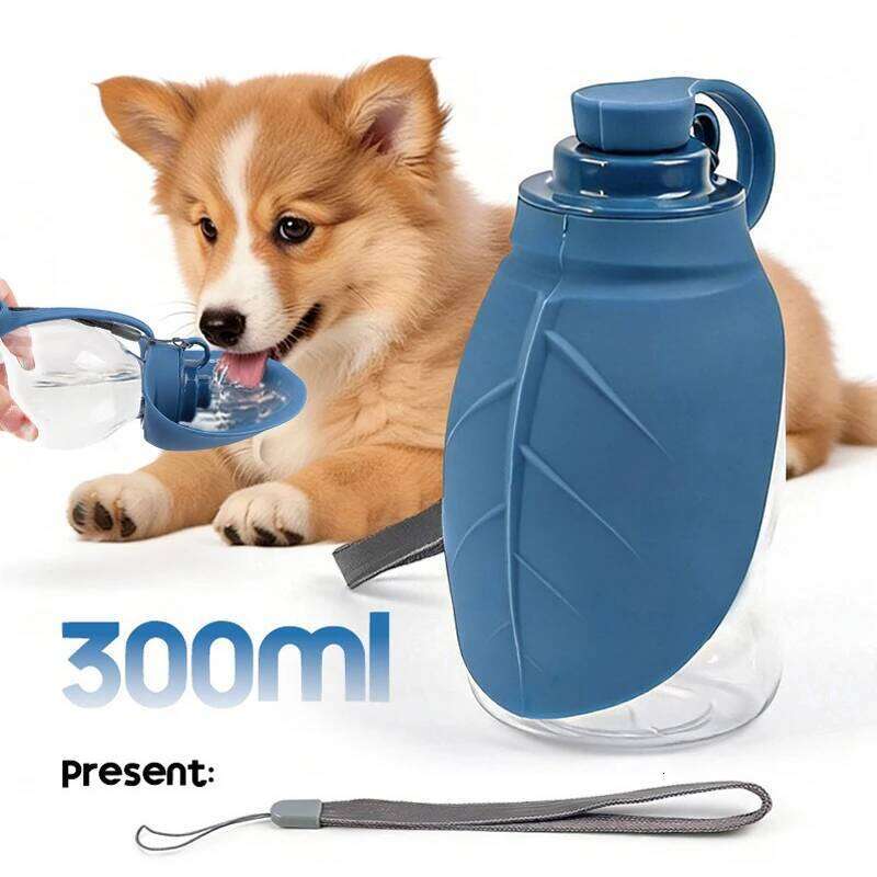 300ML Mini Collapsible Silicone Pet Water Bottle Portable Foldable Bowl Outdoor Travel Drinking Cup for Dogs Cats Hiking Walking