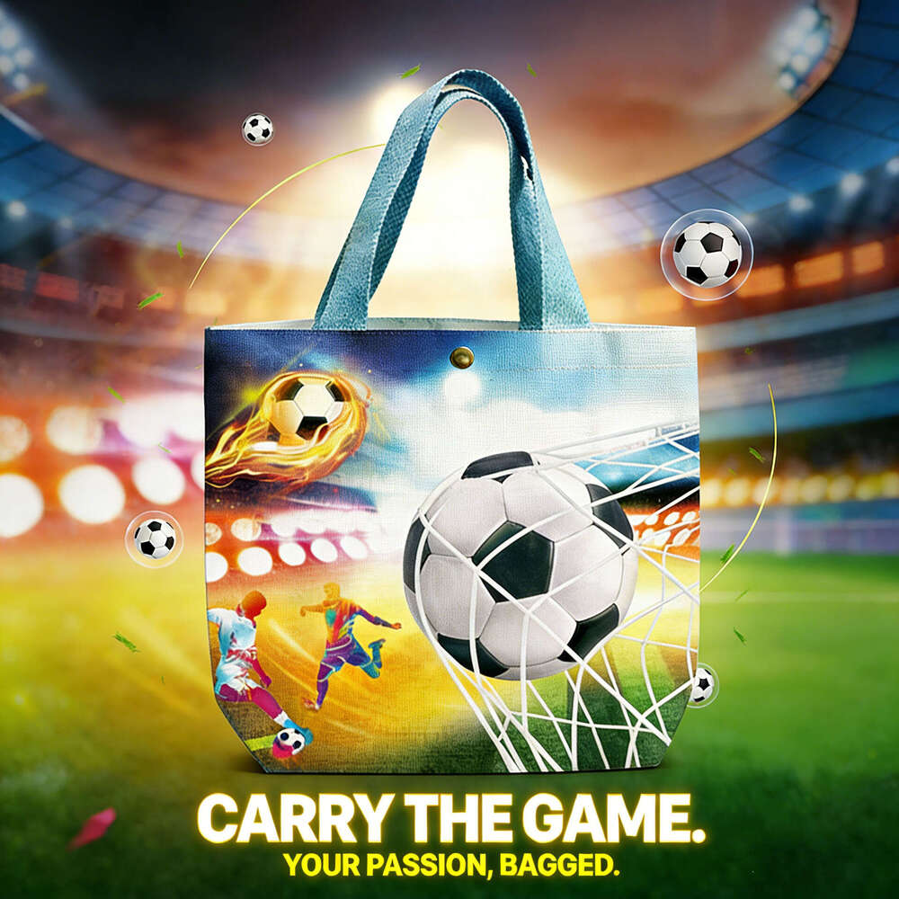 2026 World Cup Canvas bag USA Canada Mexico Commemorative Gift football sports fan bag Student Stationery Toy Tote Bag shopping bag