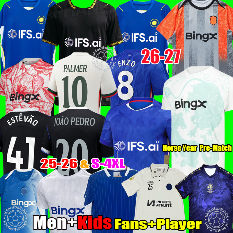 S-4XL 2026 GARNACHO Estevao JOAO PEDRO ENZO PALMER NETO chelseajersey Soccer Jerseys jersey 2026 JAMES Chelseasea26 27 MUDRYK Football Shirt Men Kids Kit tops