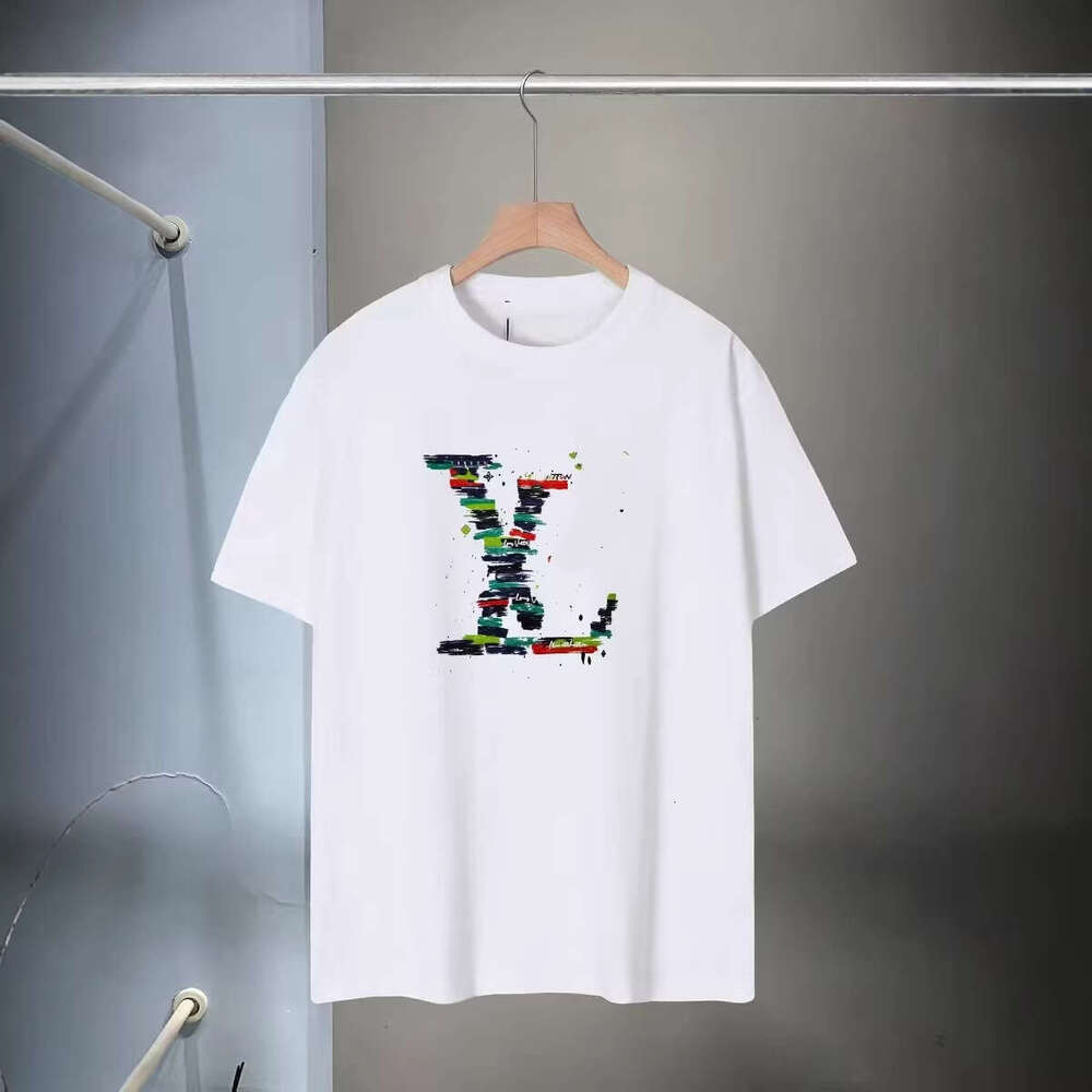 2026 new model pure cotton round-neck trendy printed short-sleeve T-shirt, unisex fashion for cross-border foreign trade