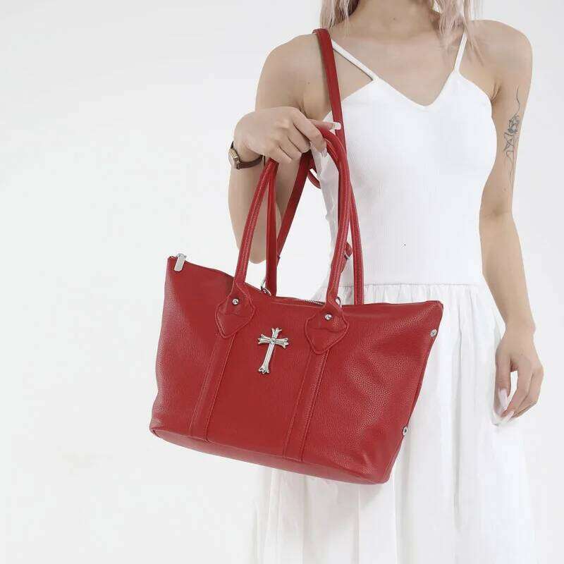 Retro Design Women S Top Handle Y K Cool Girl S Vintage Shoulder Bag Female Large Crossbody Bags Pu Leather Handbag Totes TIANOUDAISHU