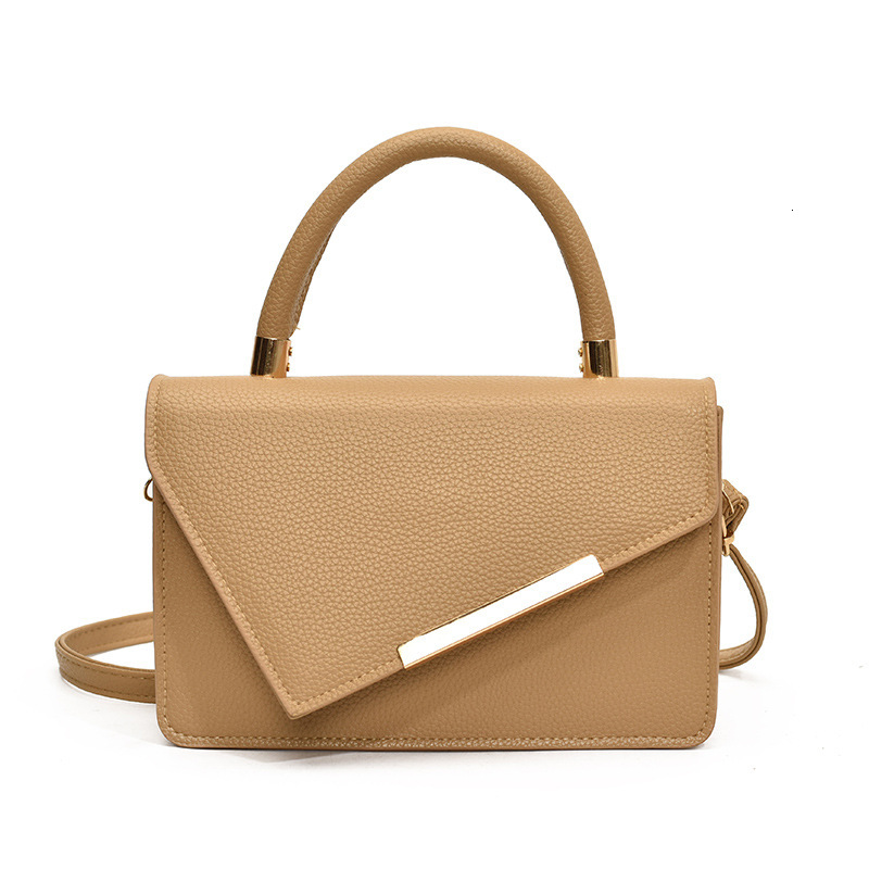 Free Shipping High Value Minimalist Handbag for Women Geometric Flap Crossbody Bag Casual Shoulder Bag with 5 Colors