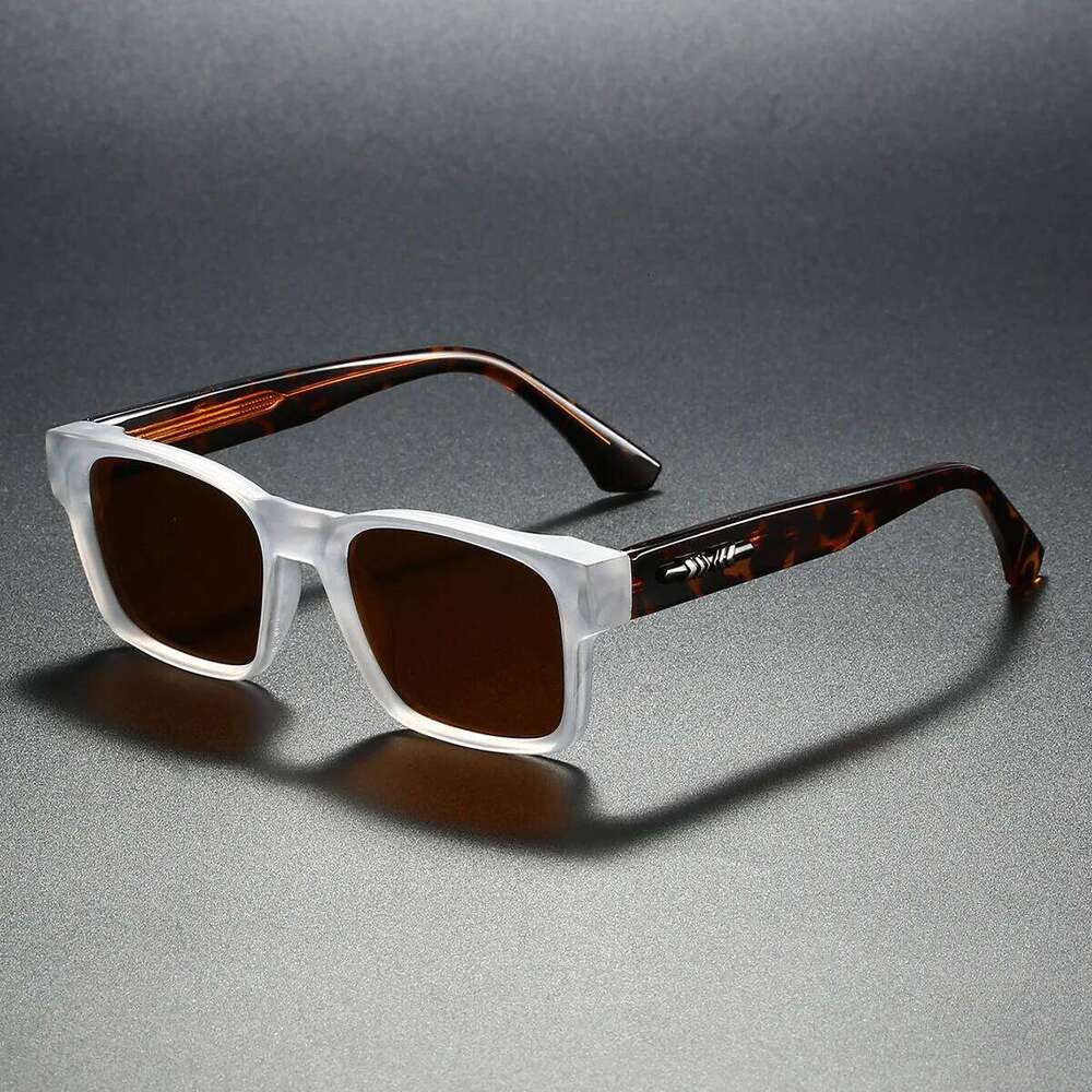 Quality Square Polarized Sunglasses Men Metal Core UV400 Unisex Sun Glasses Travel Hiking Beach Fishing Eyewear 26Y0330