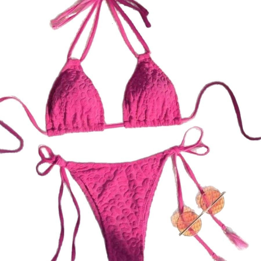 2026 European and American New Style Sexy Two-Piece Swimsuit Women with Straps, Bikini Swimwear