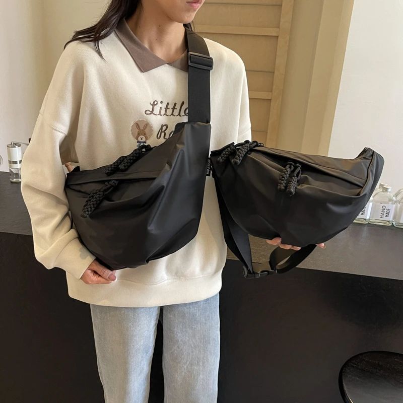 Crossbody Women 2025 New Large Capacity Sports Cycling Dumpling Shoulder for Men Men's Bag Backpack