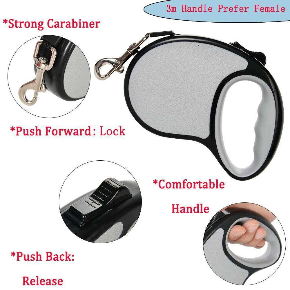 3/5 Meters Retractable Pet Leash Traction Rope Belt Automatic Extending Lead For Small Large Dog Pug Chihuahua Product
