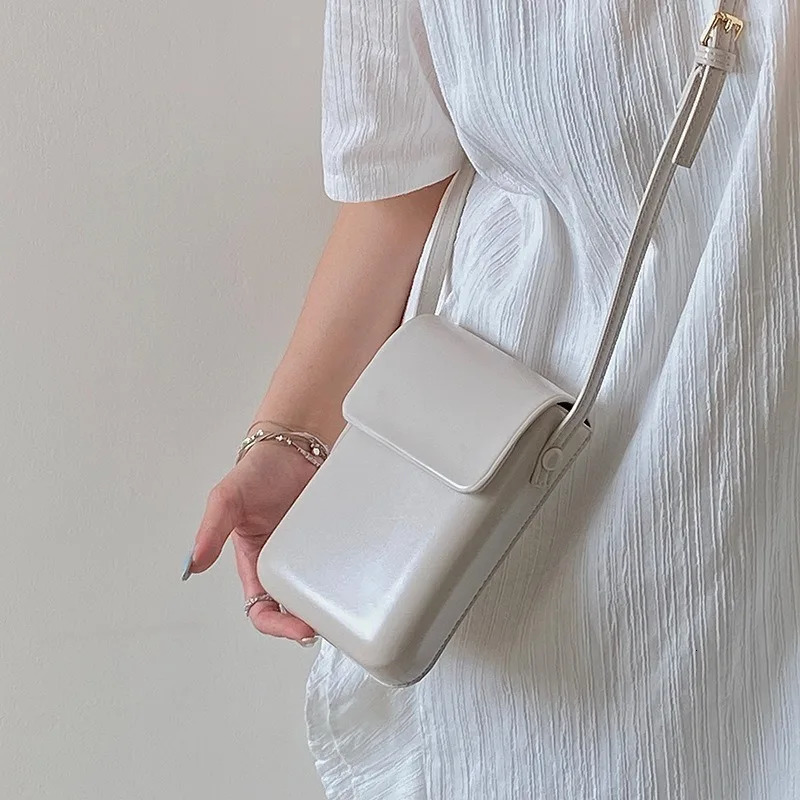 Women Handbags Pu Leather Phone Purse Fashion Female Messenger Bag Large Capacity Crossbody Bags 260317