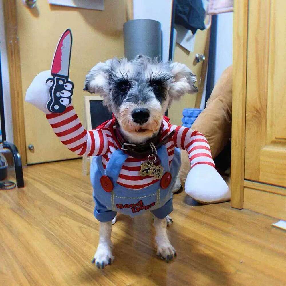 Pet Dog Cosplay Costumes Fashion Halloween Party Dressed Up Puppy Print Clothes for Small Medium Dogs Cats Chihuahua Pug Outfits