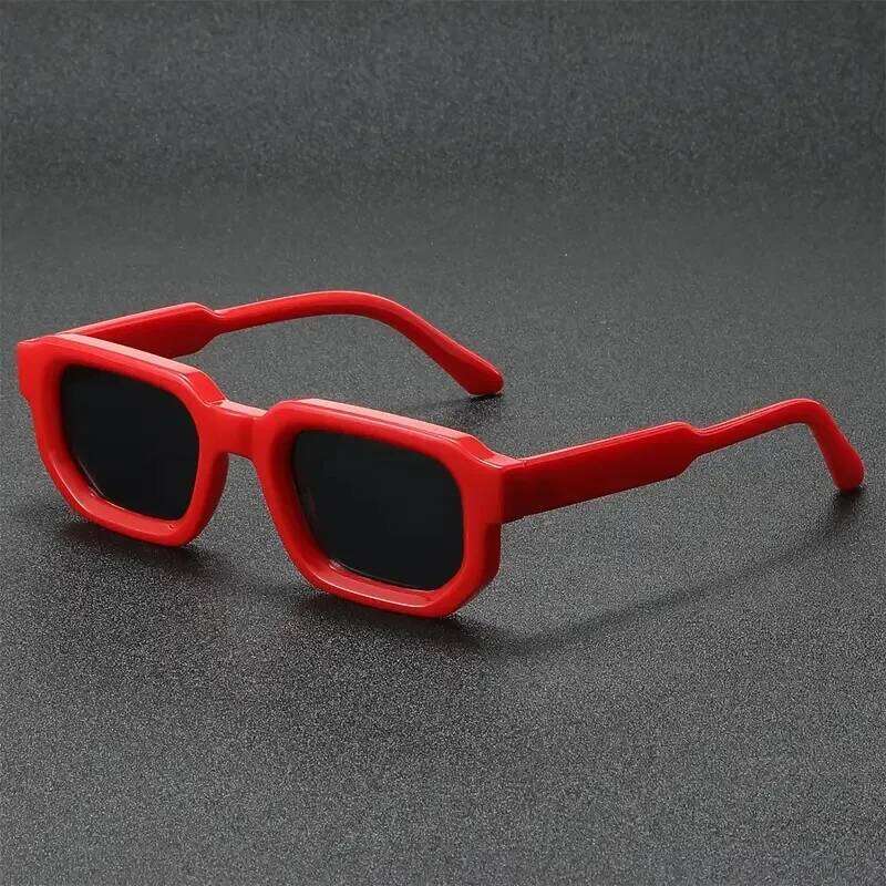 New Vintage Rectangle Frame Sunglasses Fashion Retro Men Sun Luxury Brand Design Glasses UV400 Eyewear Women Goggles 26Y0330