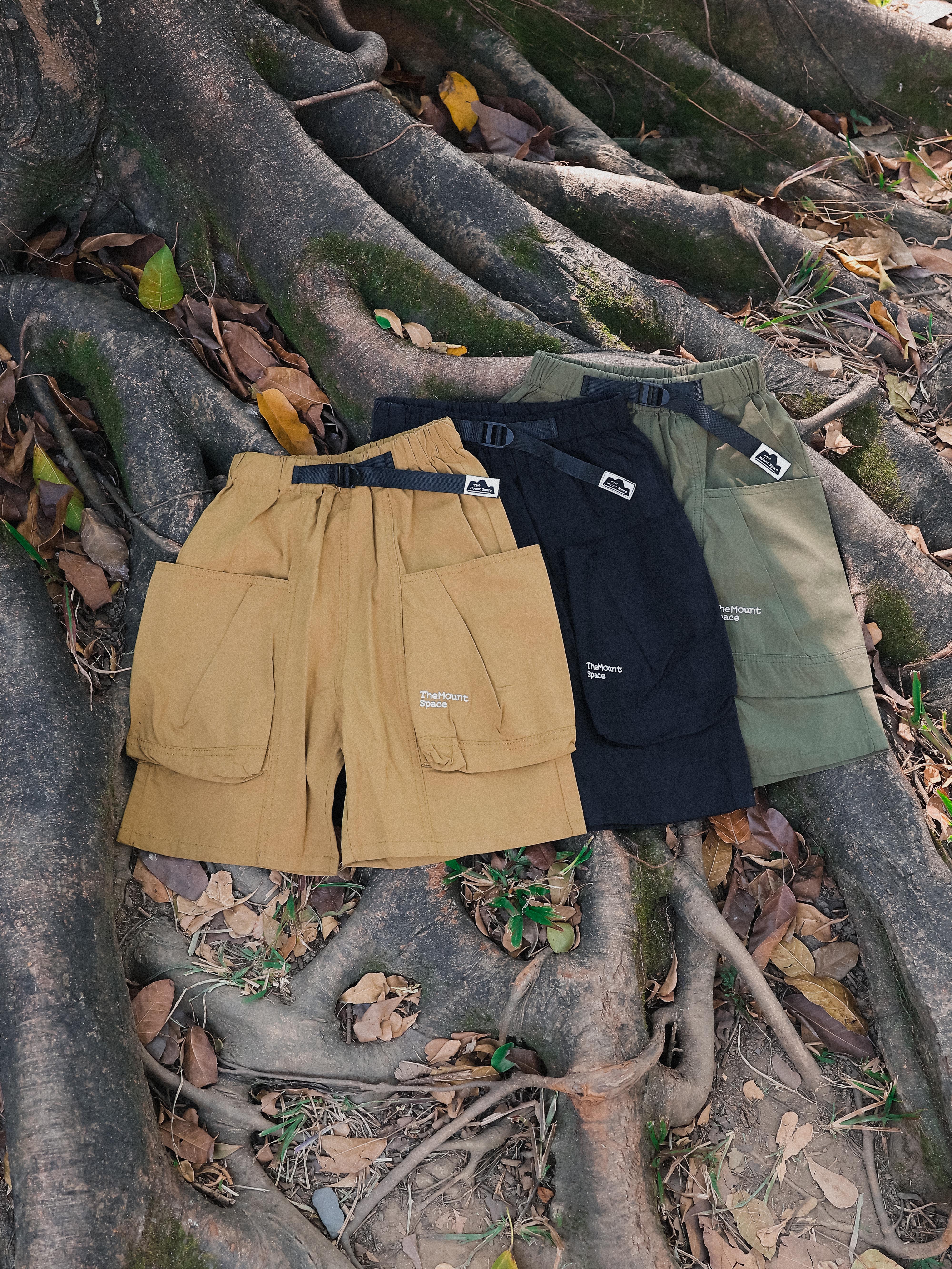 Shorts Kids Mountain Style Large Pocket Embroidered Cargo Shorts Outdoor Casual Utility Shorts 26DX3210