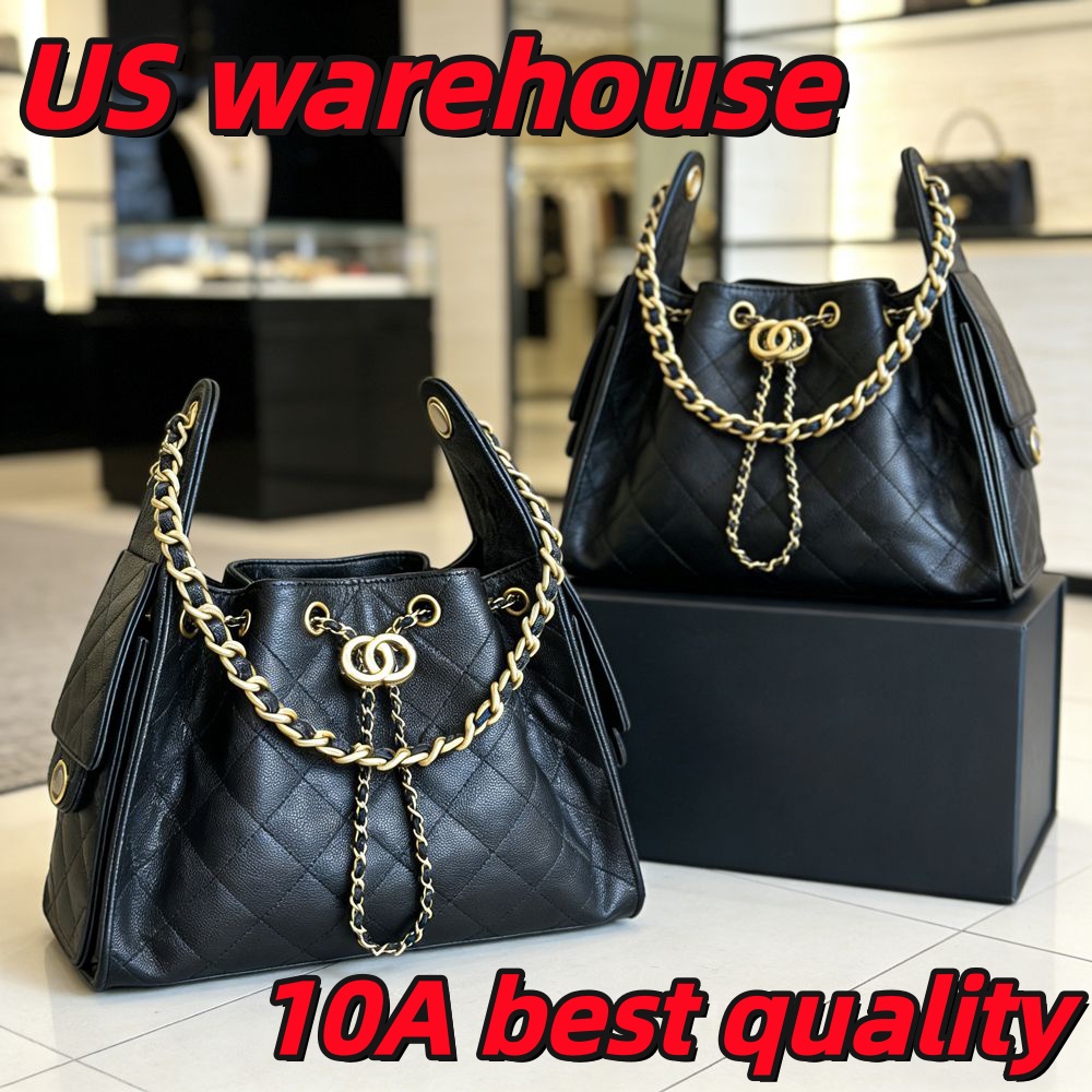 designer bag 25 bags new genuine leather women's tote bag shoulder bag 25 HOBO bag classic handbag oil wax ball pattern black gold luxury sa