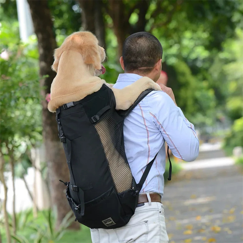 Strong Nylon Dog Backpack for Small Medium Dogs High Quality Breathable Cycling Backpack for Outdoor Travel Pet Supplies 260316