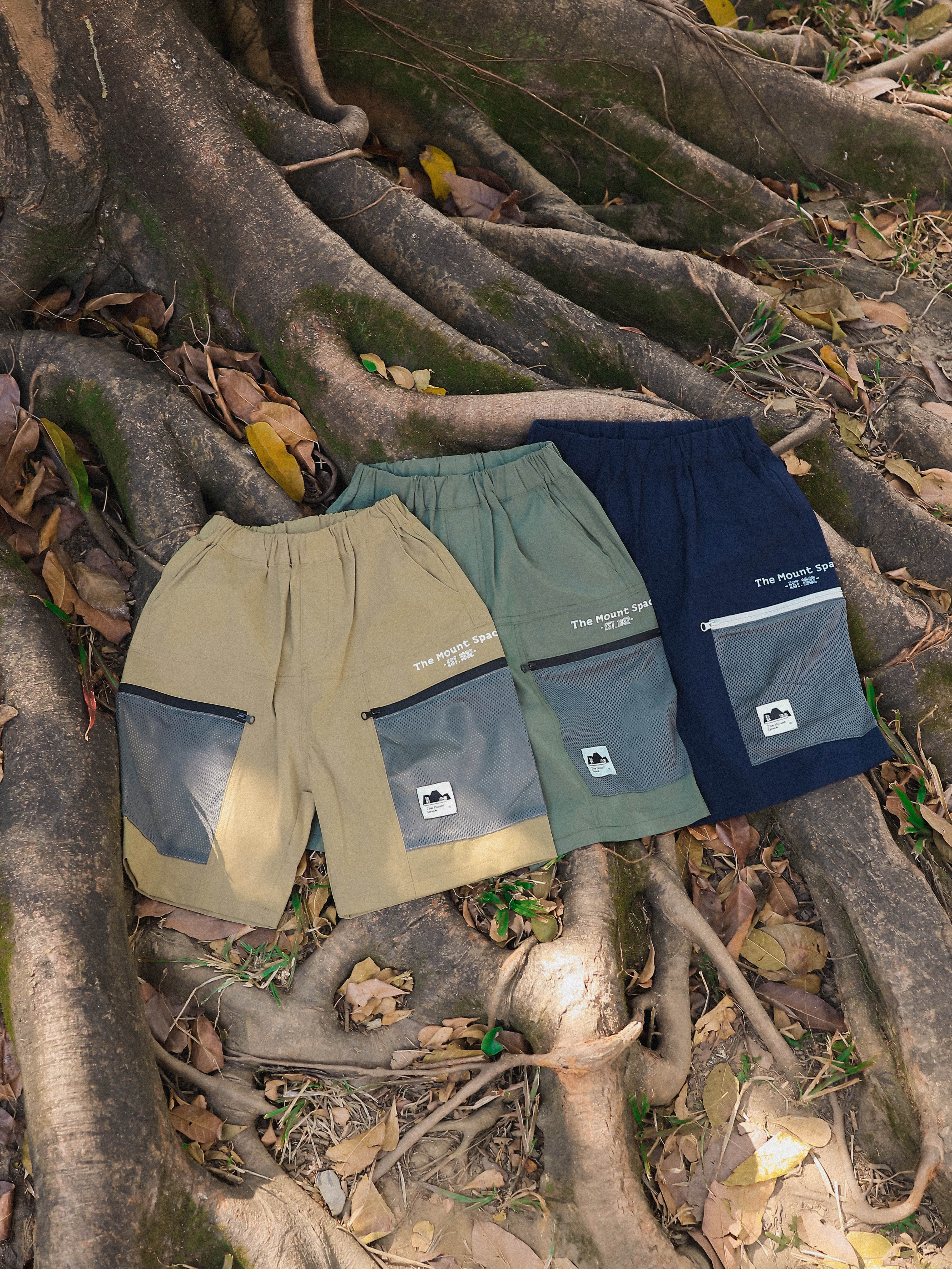 Shorts Kids Mountain Style Mesh Pocket Patchwork Cargo Shorts Outdoor Casual Utility Shorts 26DX3204