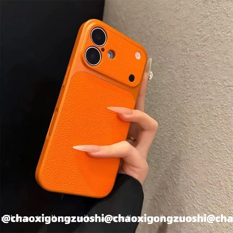 Premium Litchi Texture Shockproof Phone Case For iPhone New Style For Men And Women